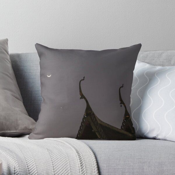 Chofah by Moonlight Throw Pillow