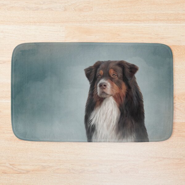Item preview, Australian Shepherd dog. Drawing, illustration funny dog designed and sold by bonidog.