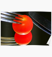 Bright tomato Poster