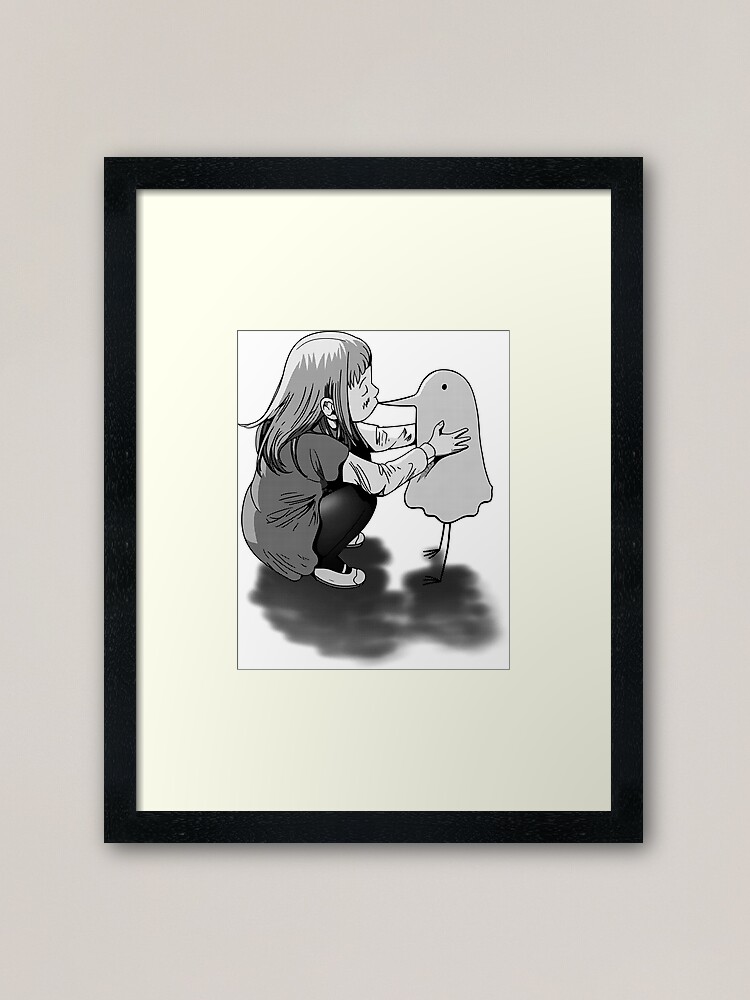 Oyasumi Goodnight Punpun Aiko Kiss 002 Framed Art Print By