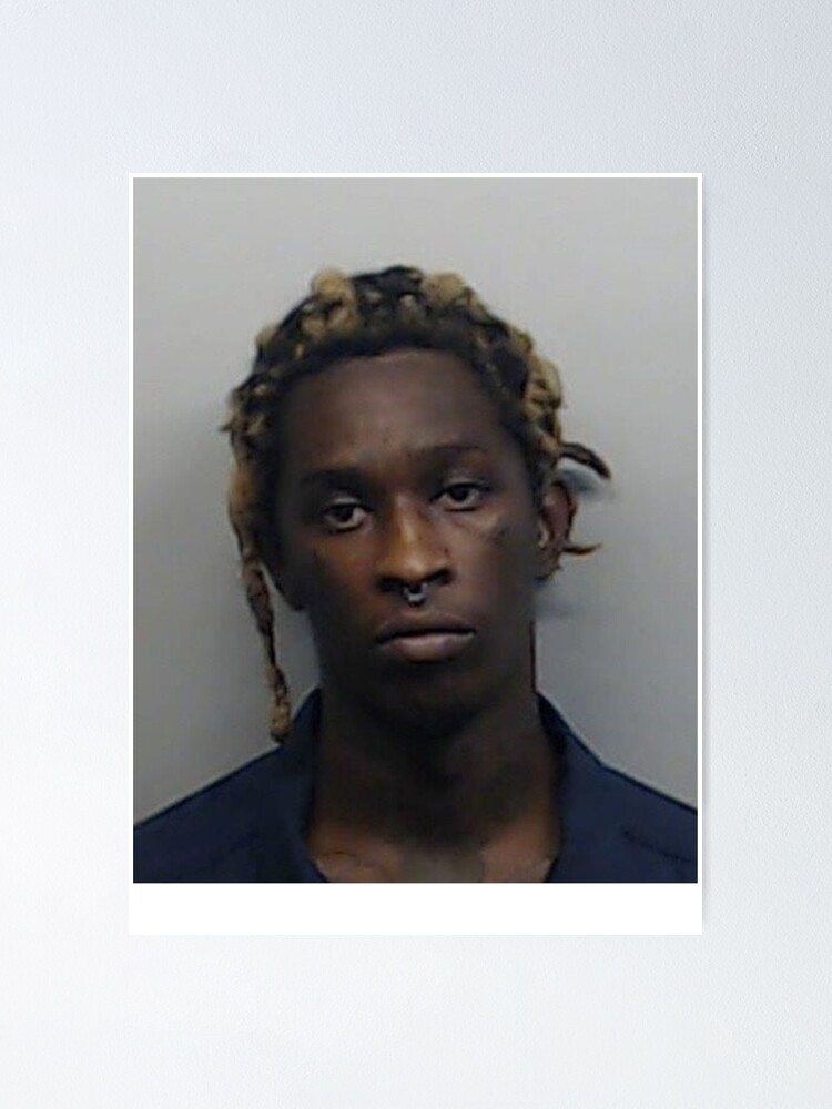 Alternate view of Young Thug Mugshot Poster. 