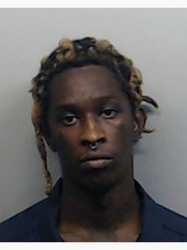 "Young Thug Mugshot" Sticker For Sale By MUG-SHOT | Redbubble