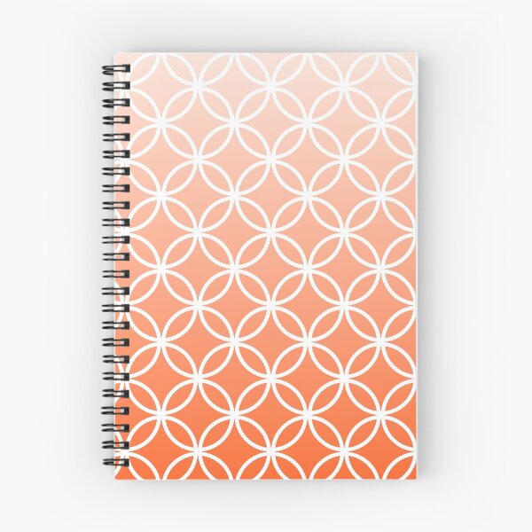 Item preview, Coral Ombre Lattice Circles designed and sold by ImageNugget.