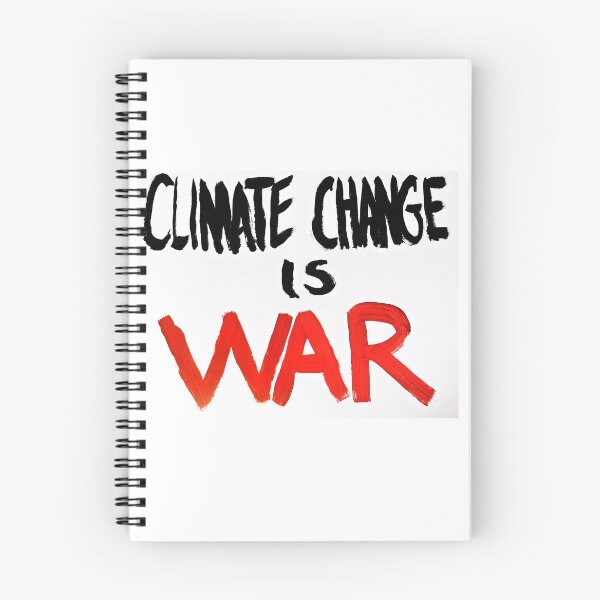 Item preview, “Climate Change Is War” designed and sold by tenderlovingart.