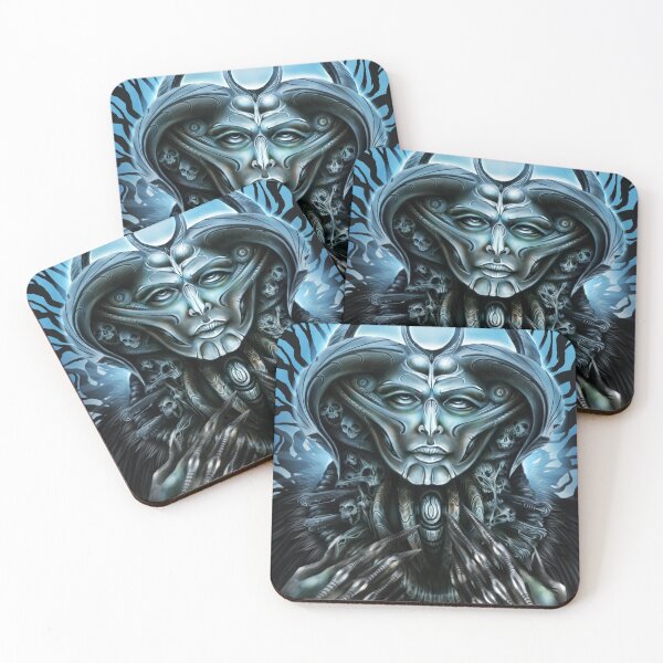 Item preview, Biomechanical Headdress - blue designed and sold by Perspex.
