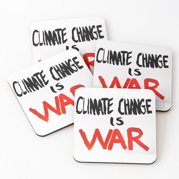 Item preview, “Climate Change Is War” designed and sold by tenderlovingart.