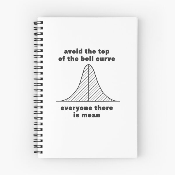 Item preview, avoid the top of the bell curve everyone there is mean designed and sold by FunnyGrief.