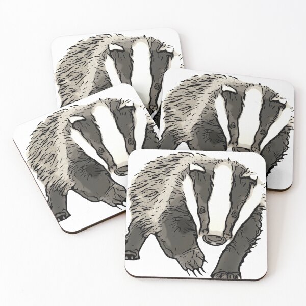Item preview, Cartoon badger designed and sold by Livelifeloveart.