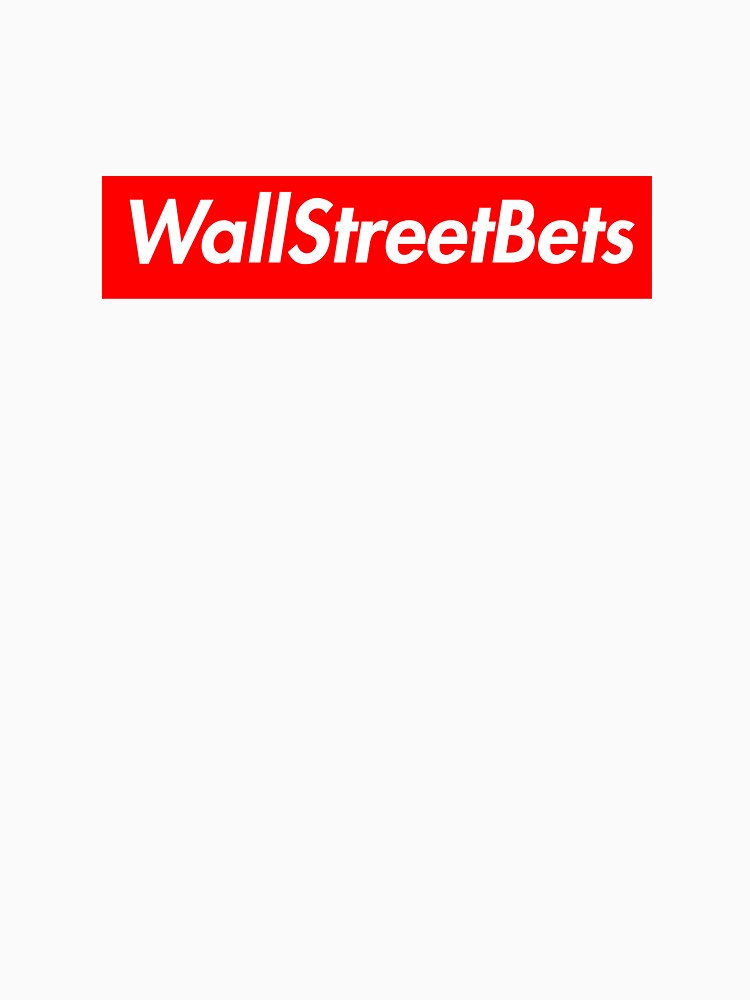"WallStreetBets Box Logo" Tshirt by mgg5 Redbubble