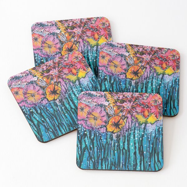 Item preview, Flowers Only Fireflies See (Larger)-Kerry Beazley designed and sold by Little Trove Studio By Kerry Beazley.