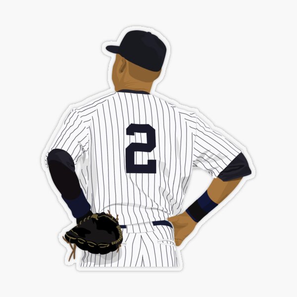 Derek Jeter Bronx New York Baseball The Captain #2 Sticker for Sale by  Sportsmem