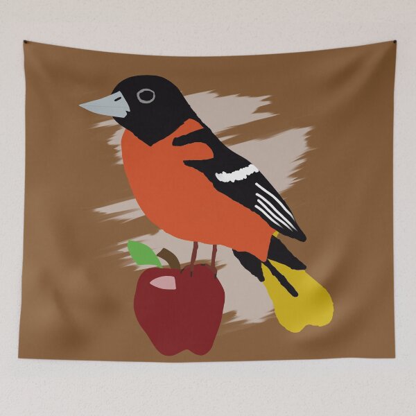 Item preview, Minimalist Oriole over an Earthy Background designed and sold by BjernRaz.
