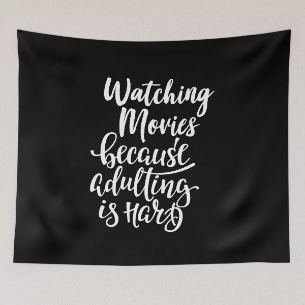 Item preview, Watching Movies Because Adulting Is Hard designed and sold by ProjectX23.