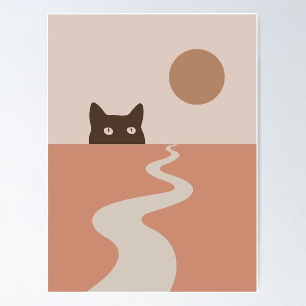 Item preview, Cat Landscape 16 designed and sold by ilovedoodle.