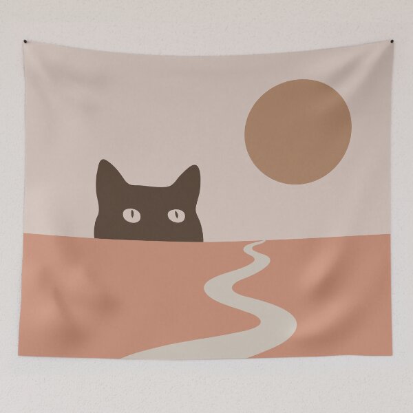Item preview, Cat Landscape 16 designed and sold by ilovedoodle.