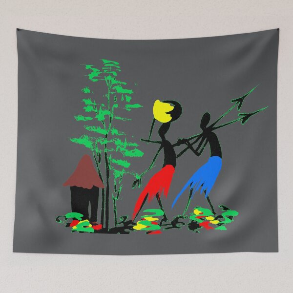 Item preview, An African couple returning home. designed and sold by Squirrox.