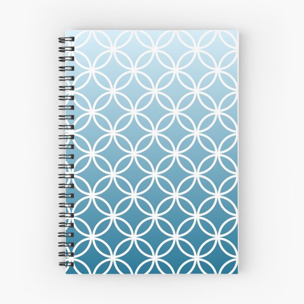 Item preview, Blue Ombre Lattice Circles designed and sold by ImageNugget.