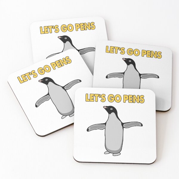 Item preview, lets go pens penguin bird ice arctic gift designed and sold by redshirtz.