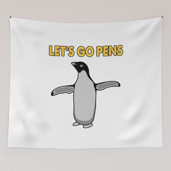 Item preview, lets go pens penguin bird ice arctic gift designed and sold by redshirtz.
