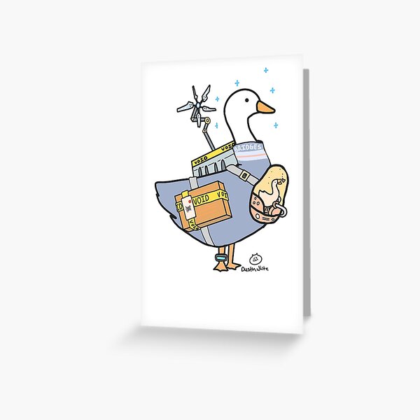 Item preview, Sam Porter Bridges als Gans aus „Death Stranding“ designed and sold by TheCyberCat.