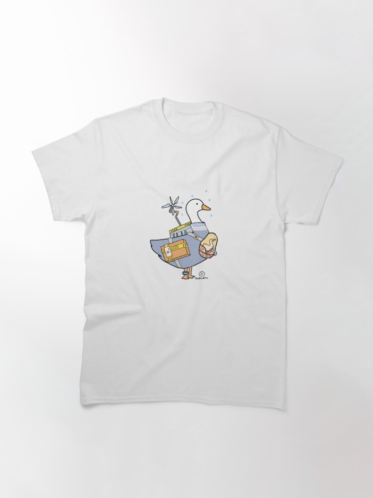 Thumbnail 3 of 7, Classic T-Shirt, Sam Porter Bridges as a Goose from Death Stranding designed and sold by TheCyberCat.