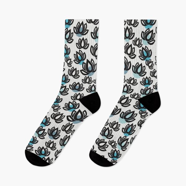 Item preview, Dancing Black Lotus Flowers designed and sold by karousel.