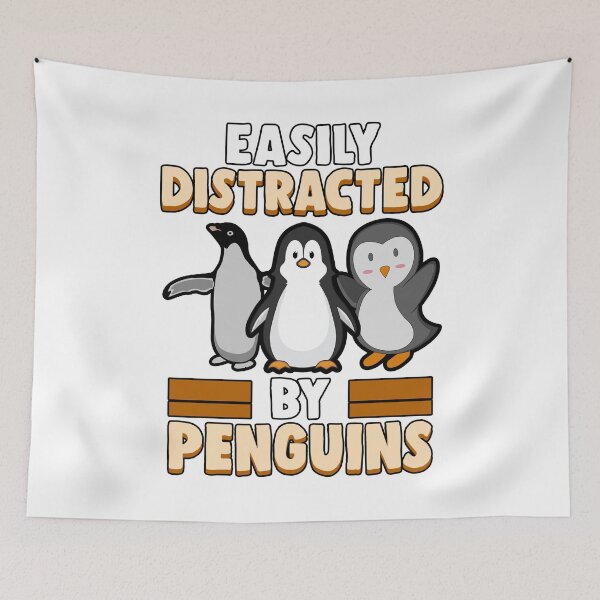 Item preview, easily distracted by Penguins Penguin ice cream gift designed and sold by redshirtz.