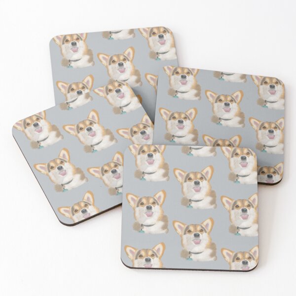 Item preview, Corgi Dog Portrait designed and sold by PaintingbyAgnes.