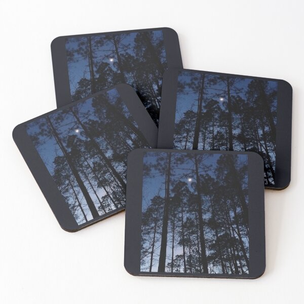 Item preview, Sapphire Skies: Moonrise through the Trees designed and sold by 21feathers.