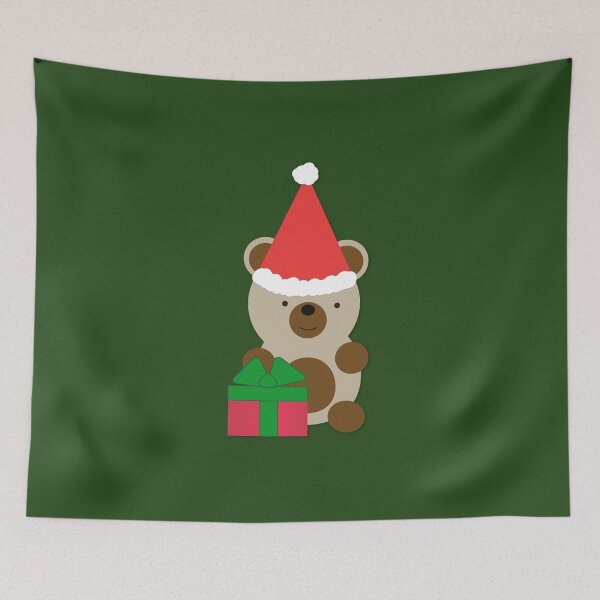 Item preview, Cute Christmas Teddy Bear designed and sold by Hedgie Designs.