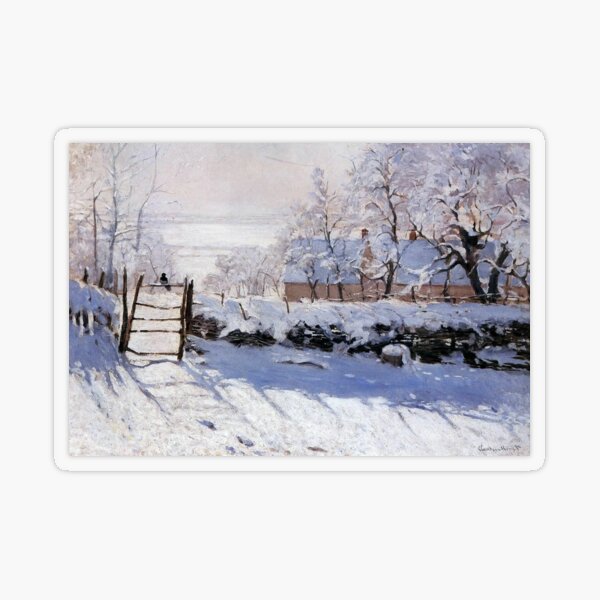 Claude Monet - French painter Transparent Sticker