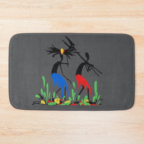 Item preview, Two colorful Africans carrying firewood designed and sold by Squirrox.