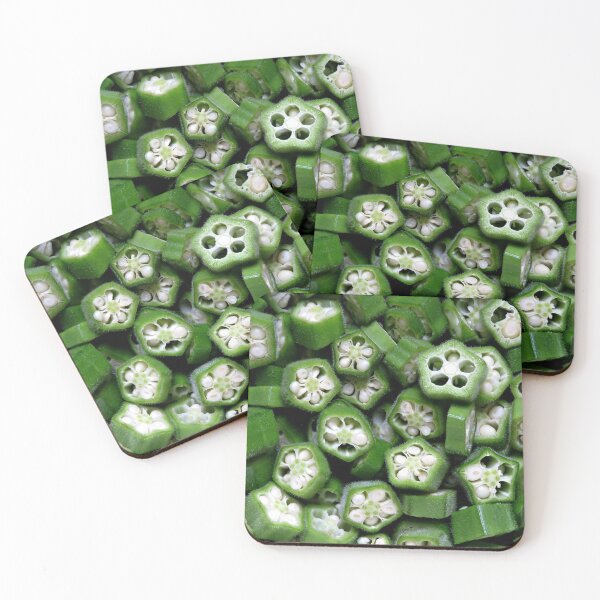 Item preview, Sliced Okra designed and sold by Linda Walsh.
