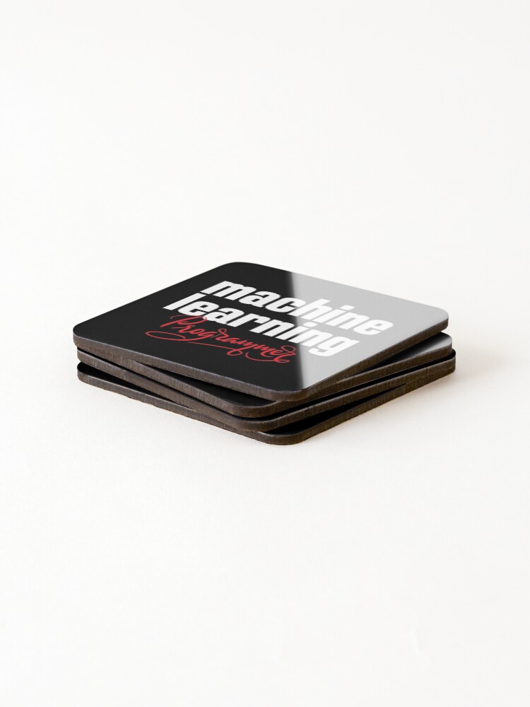 Thumbnail 4 of 5, Coasters (Set of 4), Machine Learning Programmer designed and sold by ProjectX23.