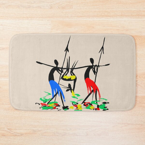 Item preview, Two African hunters carrying a gazelle. designed and sold by Squirrox.