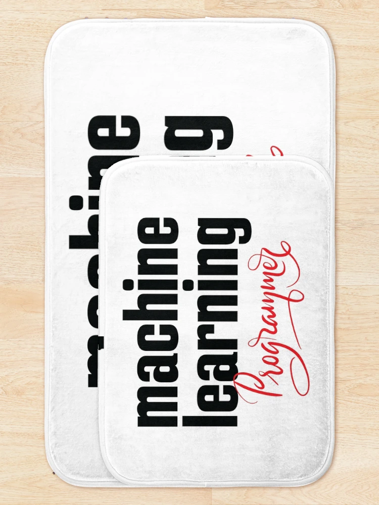 Thumbnail 5 of 6, Bath Mat, Machine Learning Programmer designed and sold by ProjectX23.