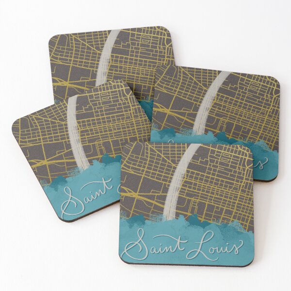 Item preview, Saint Louis Road Map designed and sold by Adele Walker.