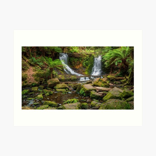 Horse Shoe Falls, Mt Field, Tasmania Art Print