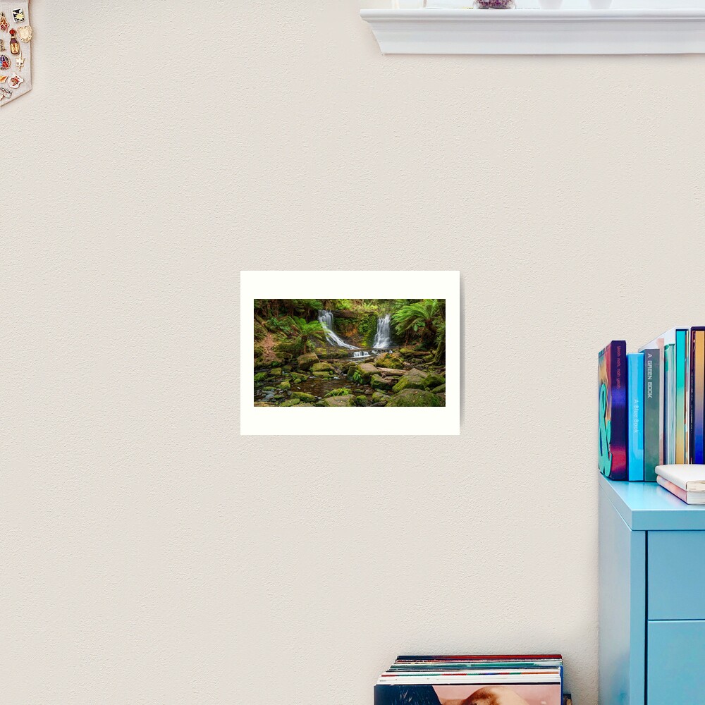 Horse Shoe Falls, Mt Field, Tasmania Art Print