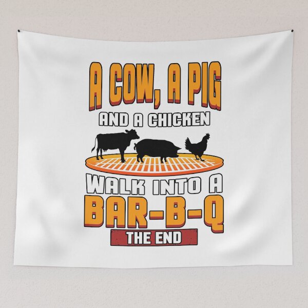 Item preview, Bar BBQ grill story food meat gift designed and sold by redshirtz.
