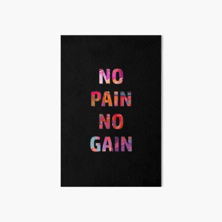 No Pain No Gain black motivational red simple trend white HD phone  wallpaper  Peakpx