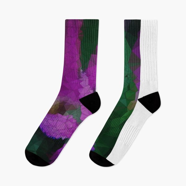 Item preview, Triangulated, Low Poly Purple Flowers designed and sold by Heathermarie321.