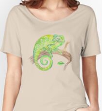 Swirly Chameleon Women's Relaxed Fit T-Shirt