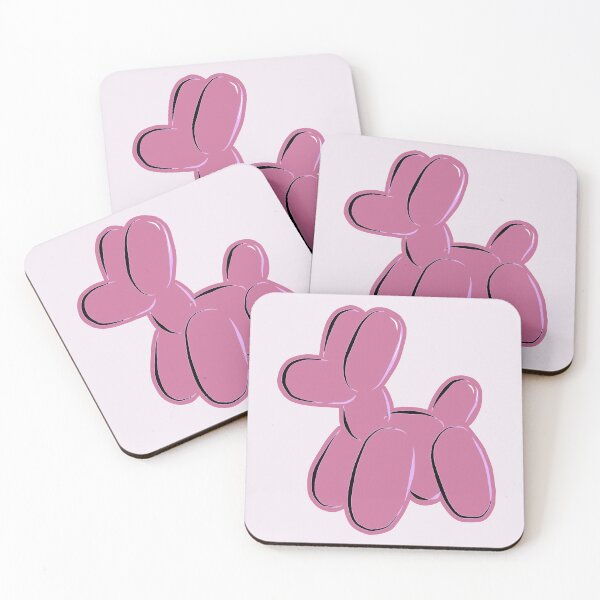 Item preview, Balloon dog outline pink designed and sold by Gabriellaxz.