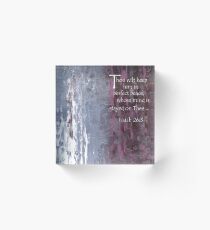 Perfect Peace II Acrylic Block