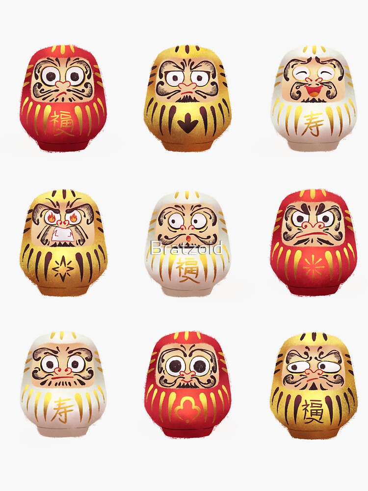 Daruma Dolls by Bratzoid
