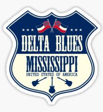 Pegatina Delta Blues Mississippi