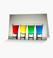 Shot Glasses Greeting Card