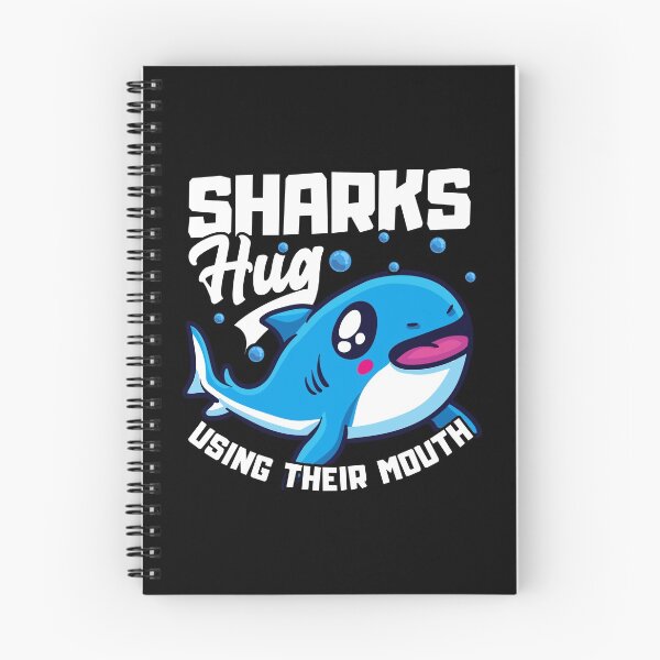 Item preview, Sharks Hug Using Their Mouth Funny Shark Pun designed and sold by perfectpresents.