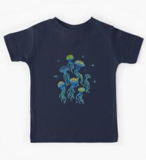 Swirly Jellyfish Kids Tee